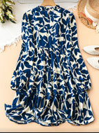 Vestido Femenino Blue Leaf Romance