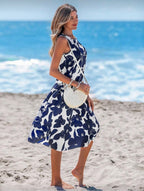 Vestido Femenino Navy Coast Breeze