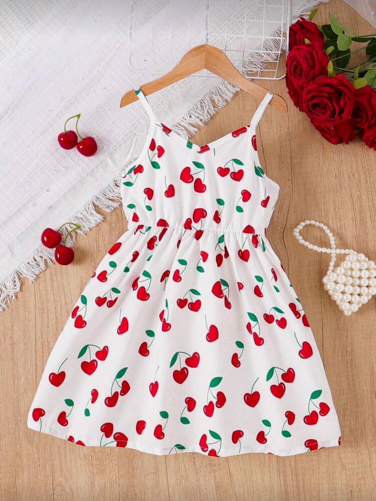 Vestido Infantil Cherry Summer Flow