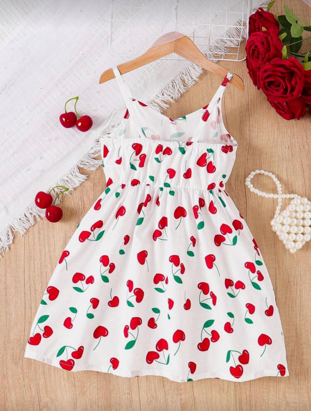 Vestido Infantil Cherry Summer Flow