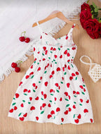 Vestido Infantil Cherry Summer Flow