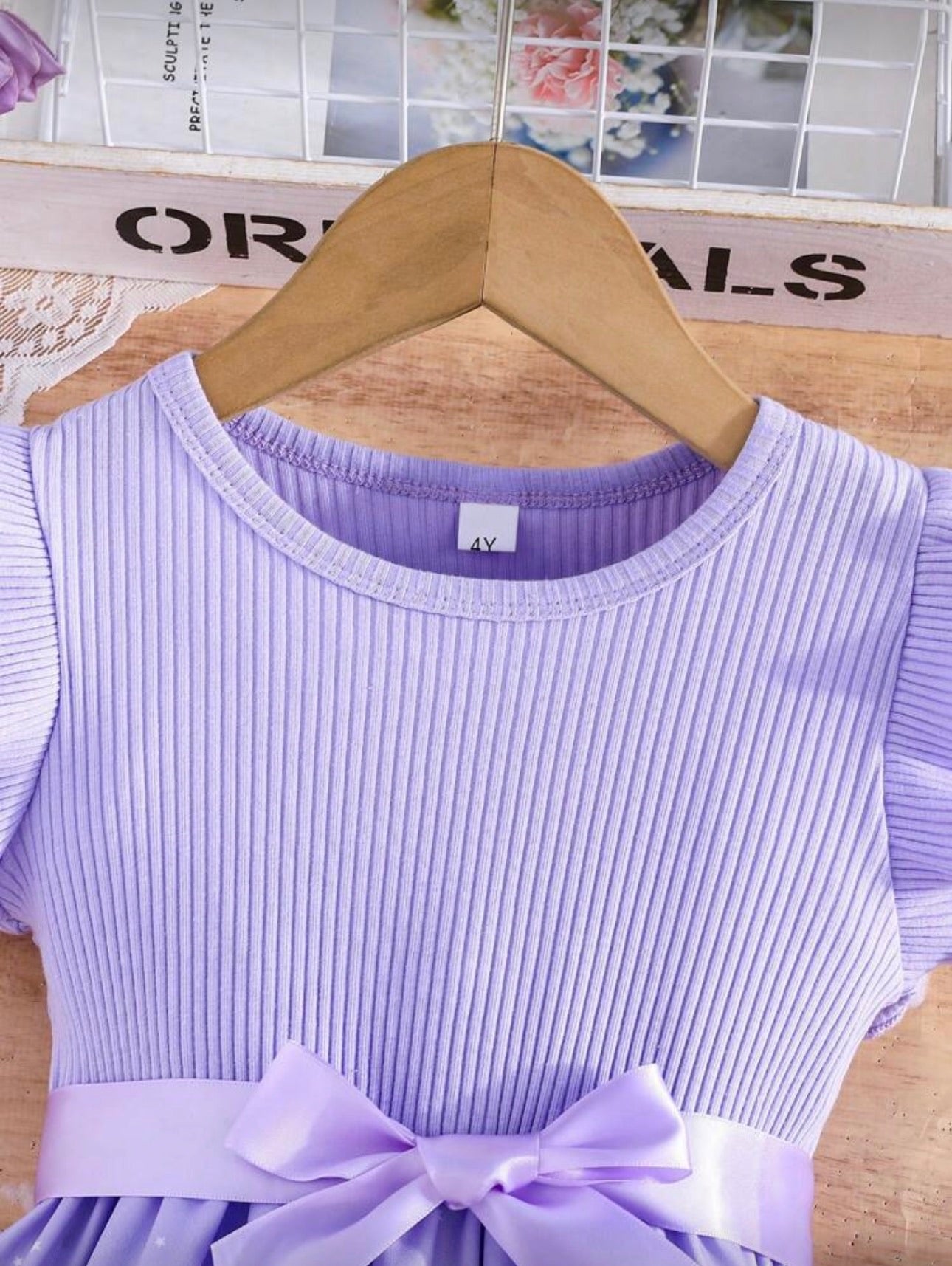 Vestido Infantil Lavender Butterfly Grace