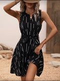 Vestido Femenino Noir Dash Flow