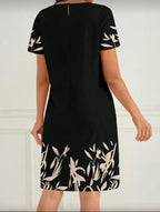 Vestido Femenino Botanical Contrast Classic