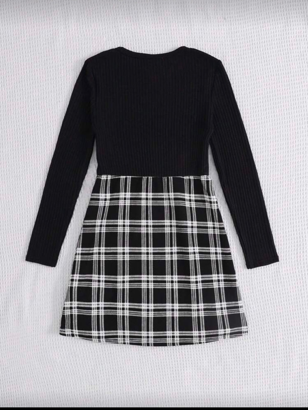 Vestido Infantil Plaid Chic Duo