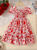Vestido Infantil Scarlet Bloom