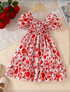 Vestido Infantil Scarlet Bloom