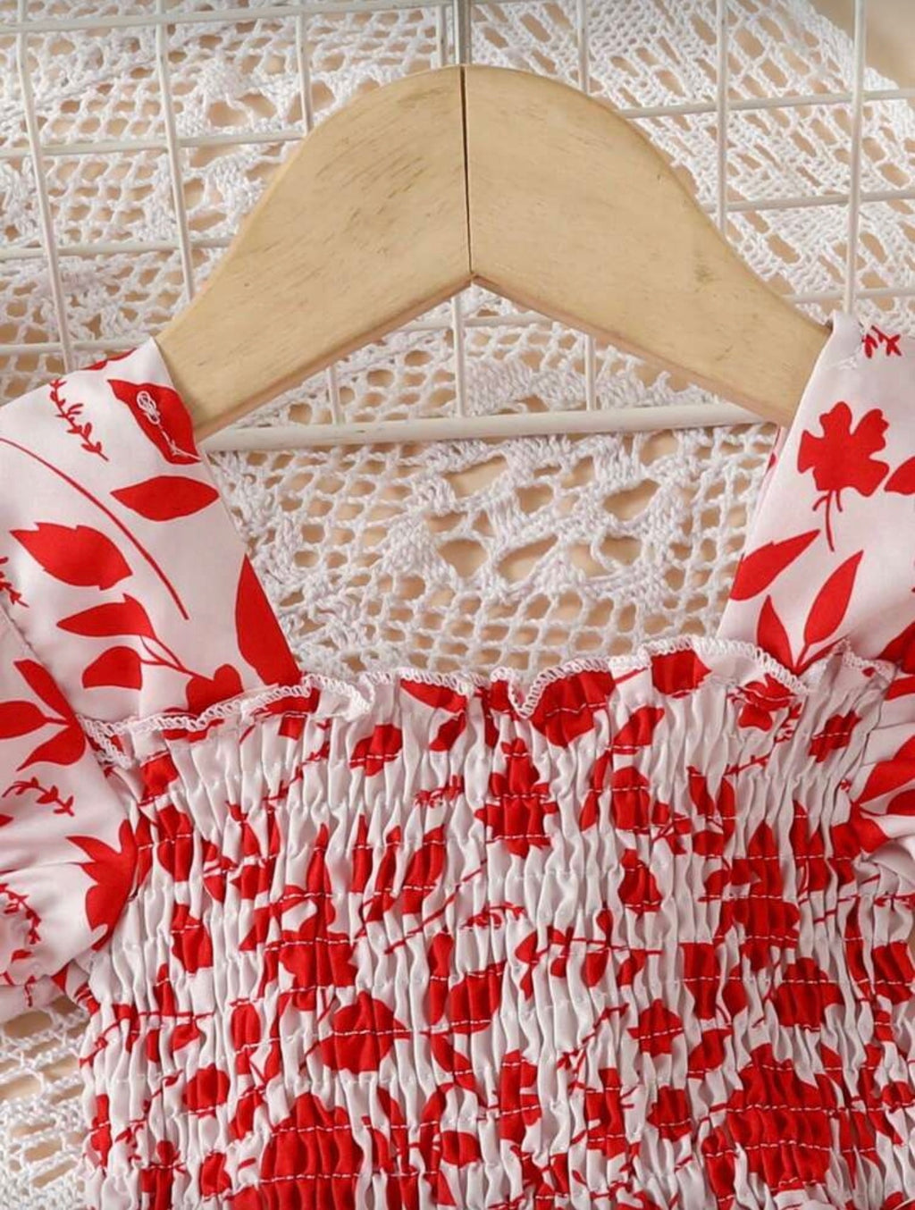 Vestido Infantil Scarlet Bloom