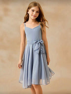 Vestido Infantil Blue Grace Bow