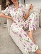 Conjunto Pijama Floral Lilac