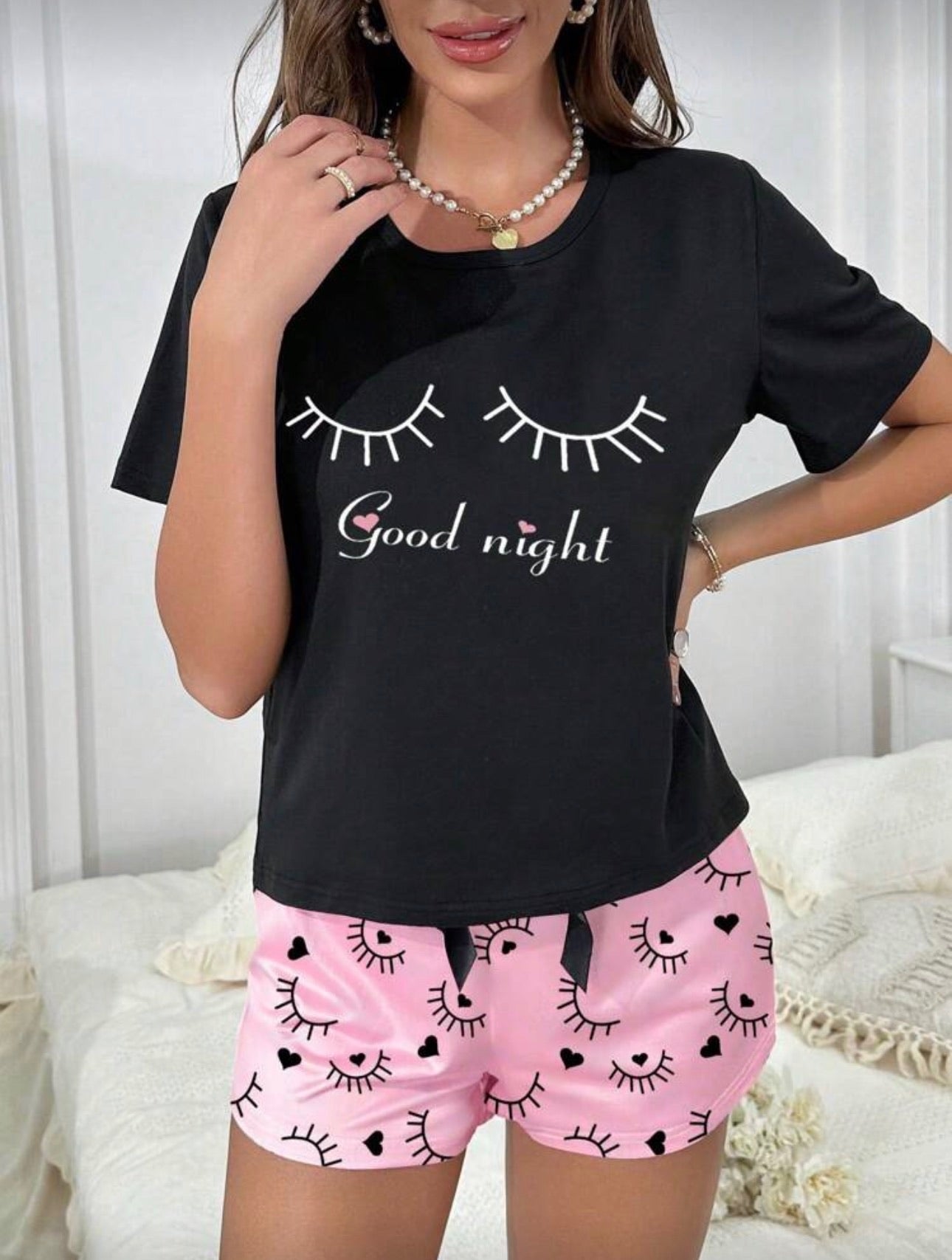 Conjunto Pijama Good Night Pink