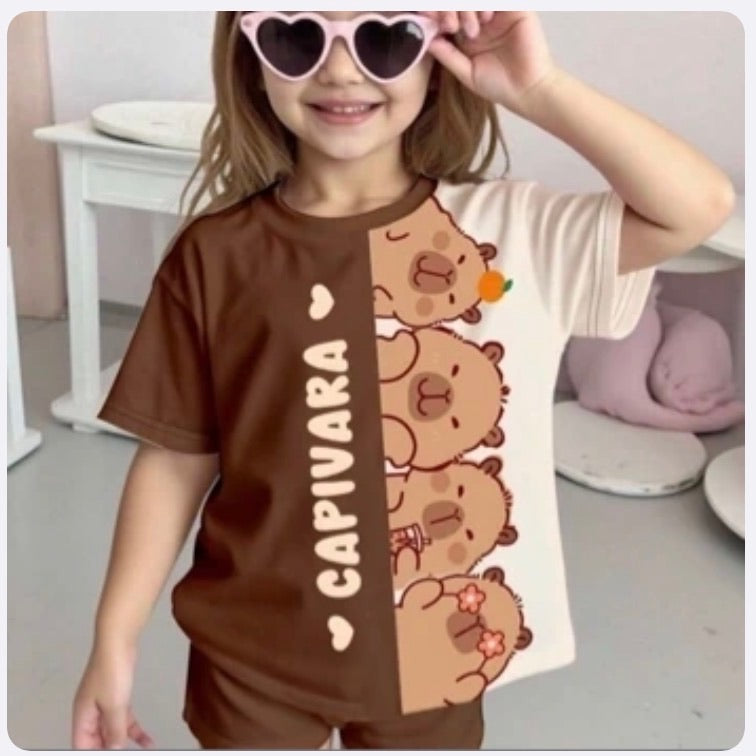 Conjunto Infantil Capybara Cute Cocoa