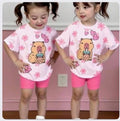 Conjunto Infantil Capybara Pink Blossom