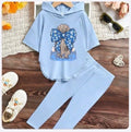 Conjunto Infantil Blue Bow Cozy Set