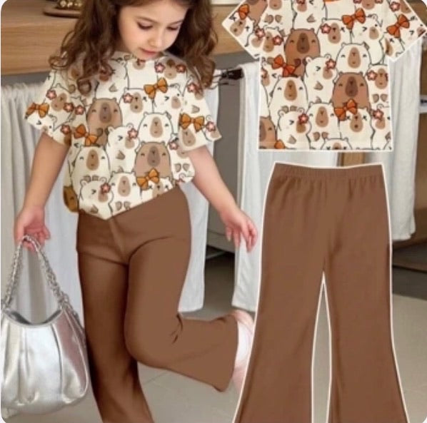 Conjunto Infantil Capibara Brown Cozy