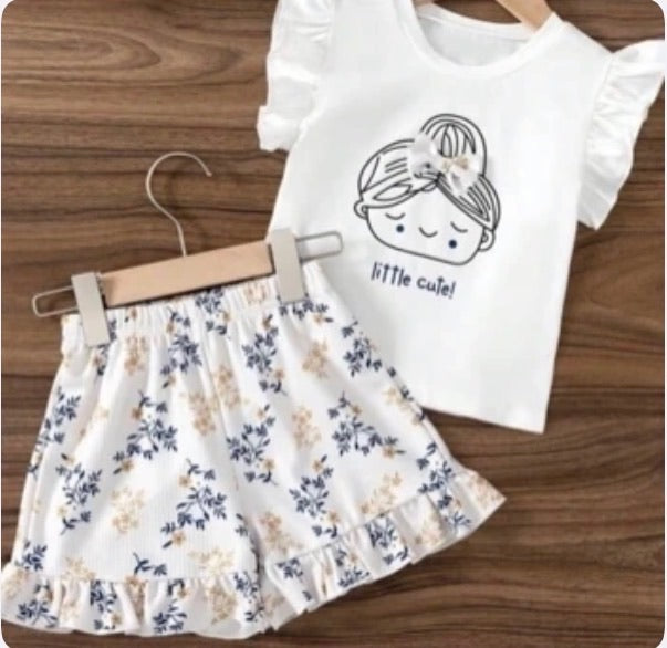 Conjunto Infantil Floral Girl Sweet