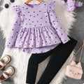 Conjunto Infantil Polka Lilac Charm