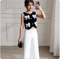 Conjunto Infantil Bow Monochrome Chic