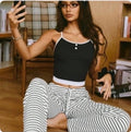 Pijama de Dama Stripe Lounge Modern