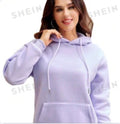 Sudadera de Dama Lavender Hoodie Basic