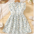 Vestido Infantil Mint Floral Sweet