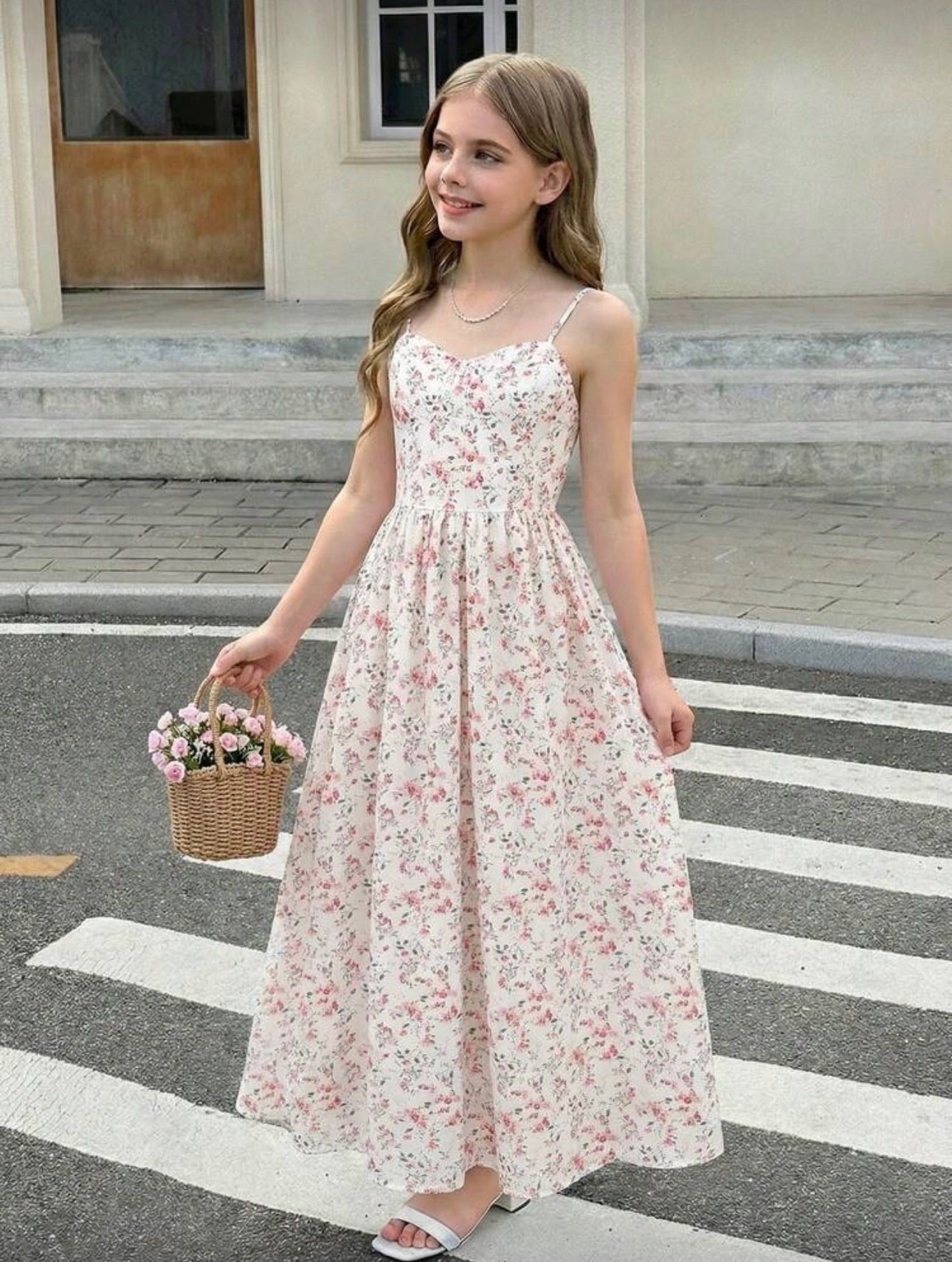 Vestido Infantil Floral Romantic Breeze