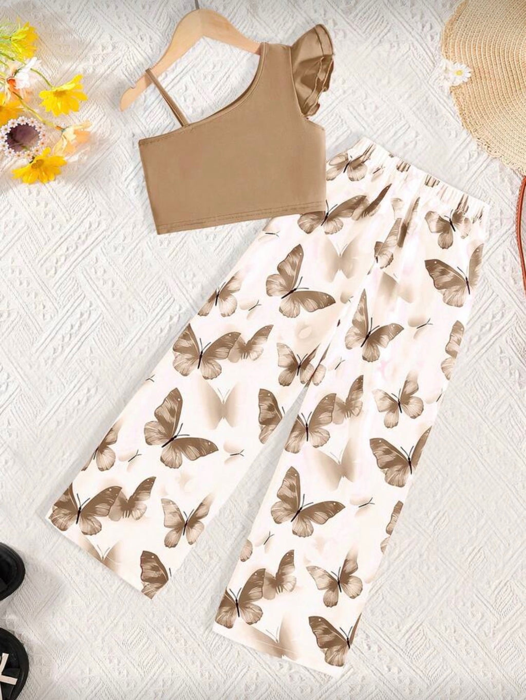 Conjunto Infantil Butterfly Earth Tones