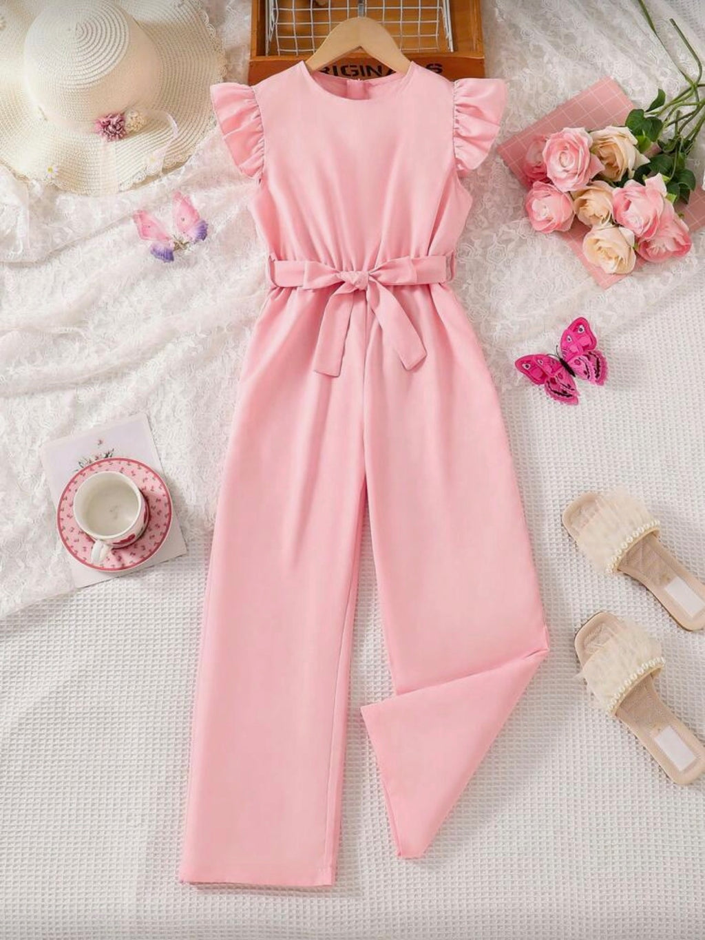Enterizo Infantil Blush Ruffle