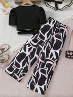 Conjunto Infantil Graphic Noir Chic