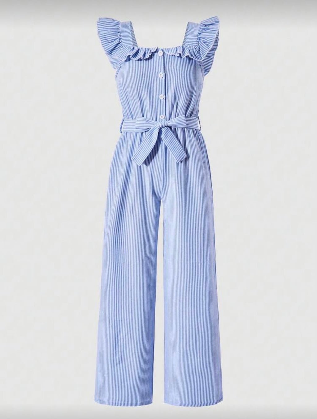 Enterizo Infantil Sky Ruffle Belted