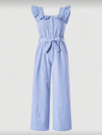 Enterizo Infantil Sky Ruffle Belted