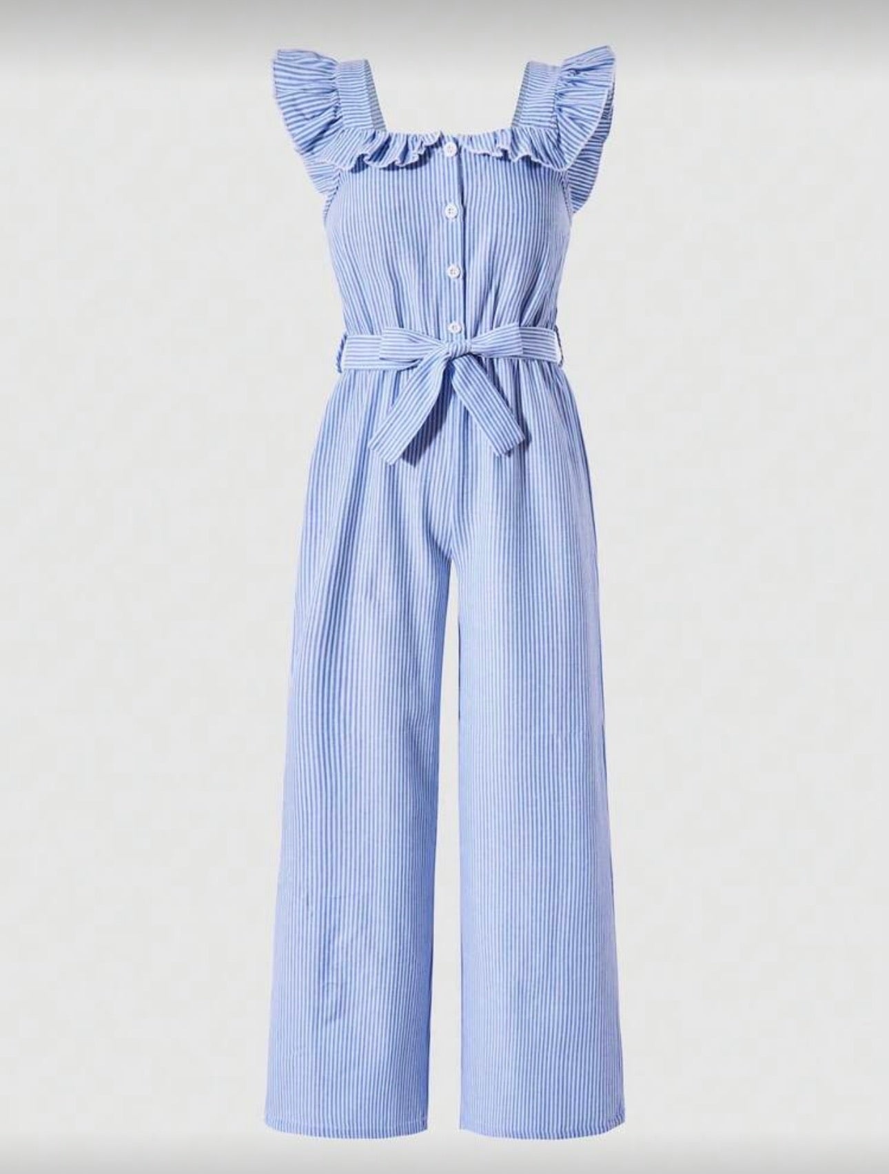 Enterizo Infantil Sky Ruffle Belted