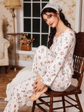 Pijama Femenina Floral Vintage Dream