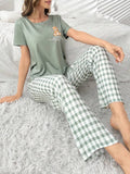 Pijama Femenina Green Bear Comfort