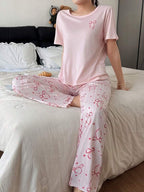 Pijama Femenina Pink Bow Dream