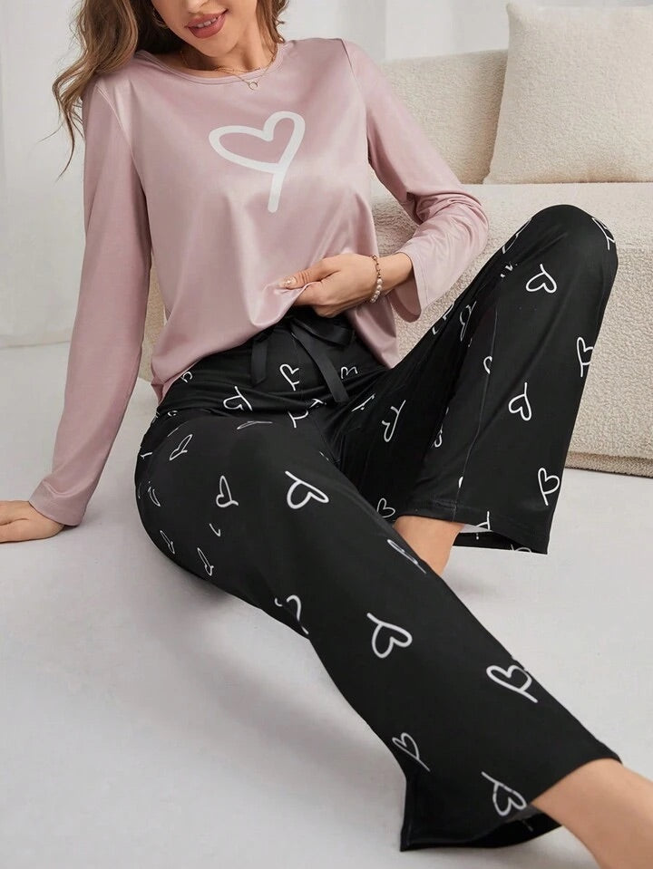Pijama Femenina Sweet Heart Night