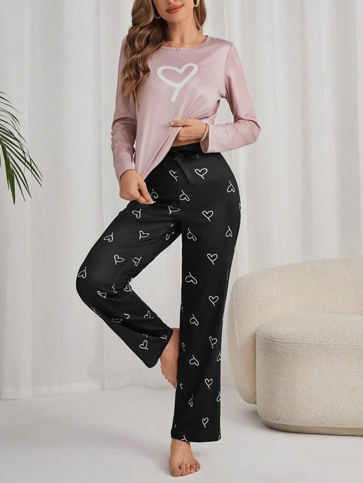 Pijama Femenina Sweet Heart Night