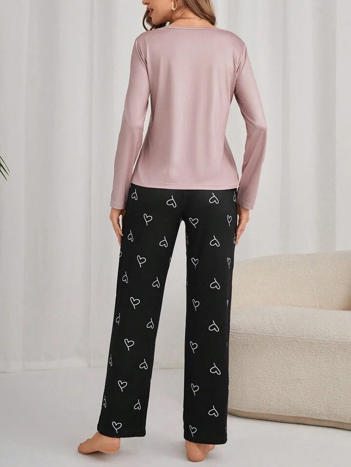 Pijama Femenina Sweet Heart Night