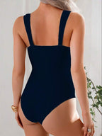 Traje de Baño Femenino Navy Essential One Piece