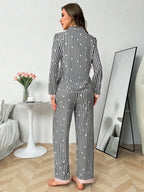 Pijama Femenina Classic Stripe Comfort