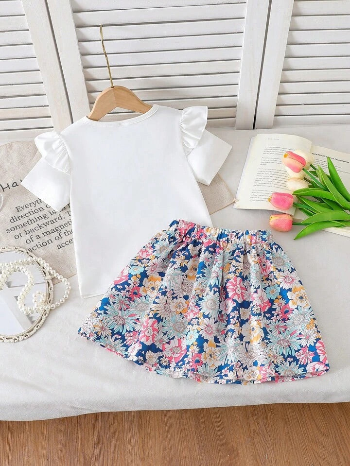 Conjunto Infantil Floral Sweet Garden