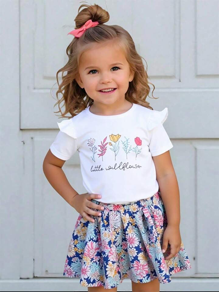 Conjunto Infantil Floral Sweet Garden