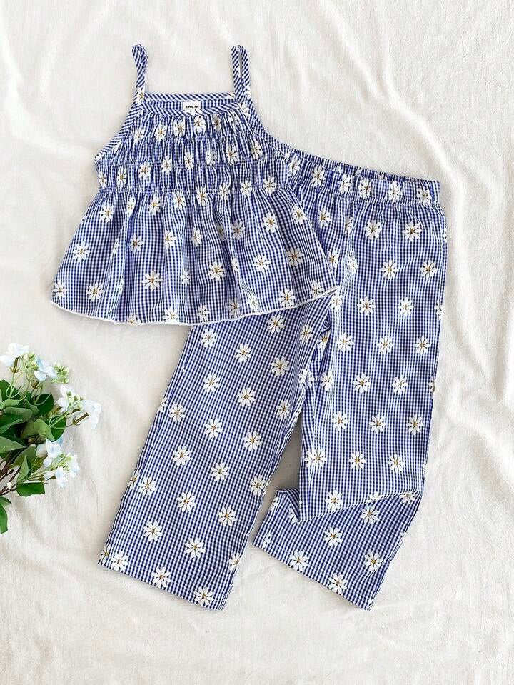 Conjunto Infantil Blue Daisy Breeze