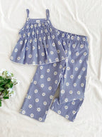 Conjunto Infantil Blue Daisy Breeze