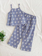 Conjunto Infantil Blue Daisy Breeze