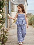 Conjunto Infantil Blue Daisy Breeze