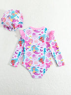 Traje de Baño Infantil Ocean Friends Long Sleeve Set