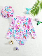 Traje de Baño Infantil Ocean Friends Long Sleeve Set
