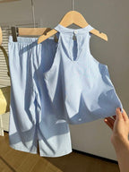 Conjunto Infantil Blue Blossom Summer Set