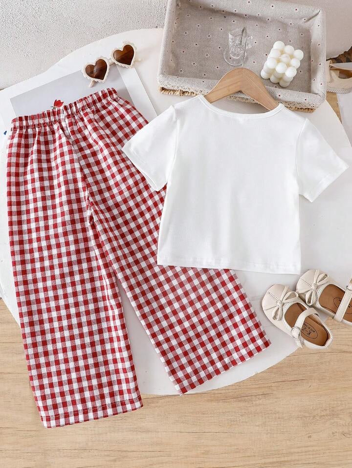 Conjunto Infantil Red Bow Classic